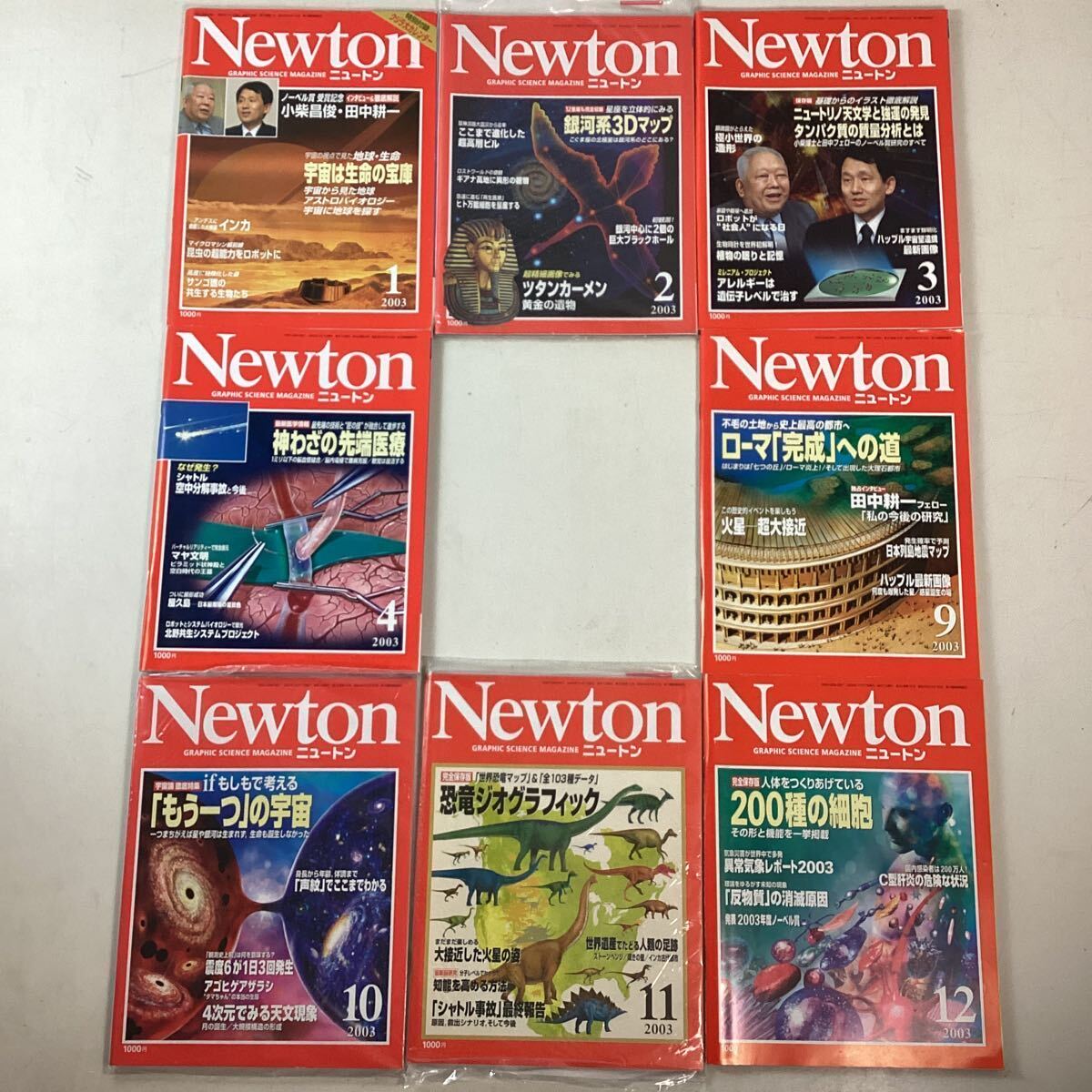 y448 ニュートン 1999年 〜 2005年 不揃い 40冊 まとめ売り 専門誌 専門書 物理学 科学 研究 人類 人体 世界 宇宙 生物 Newton 中古_画像5