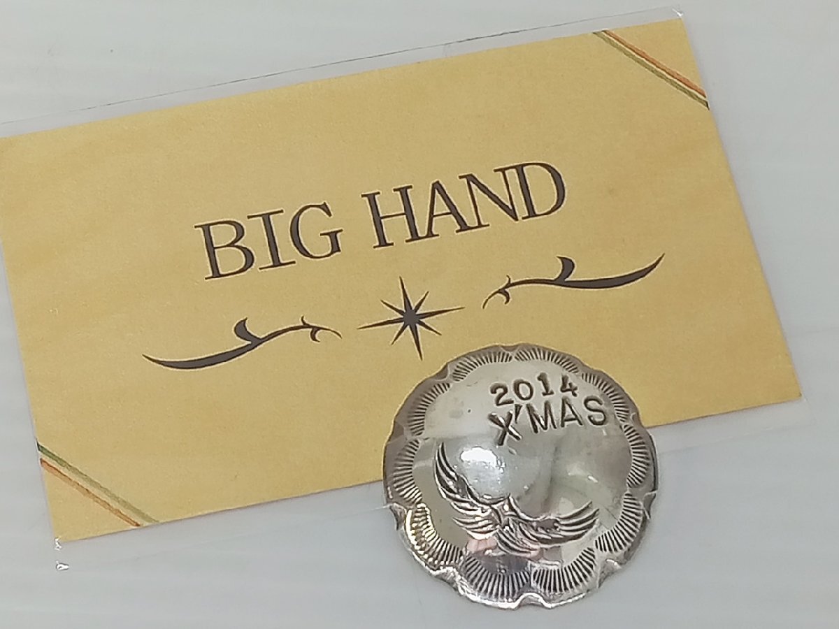 [19B-64-009] BIG HAND ビッグハンド コンチョ スクリュー 2014 Xmas イーグル シルバーの画像1