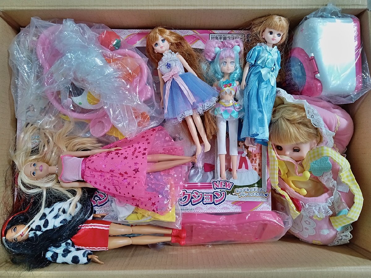 [G-373] リカちゃん メルちゃん おもちゃ まとめ売り ジャンク ぷにるんず ぷにぷらす 着せ替え人形の画像6