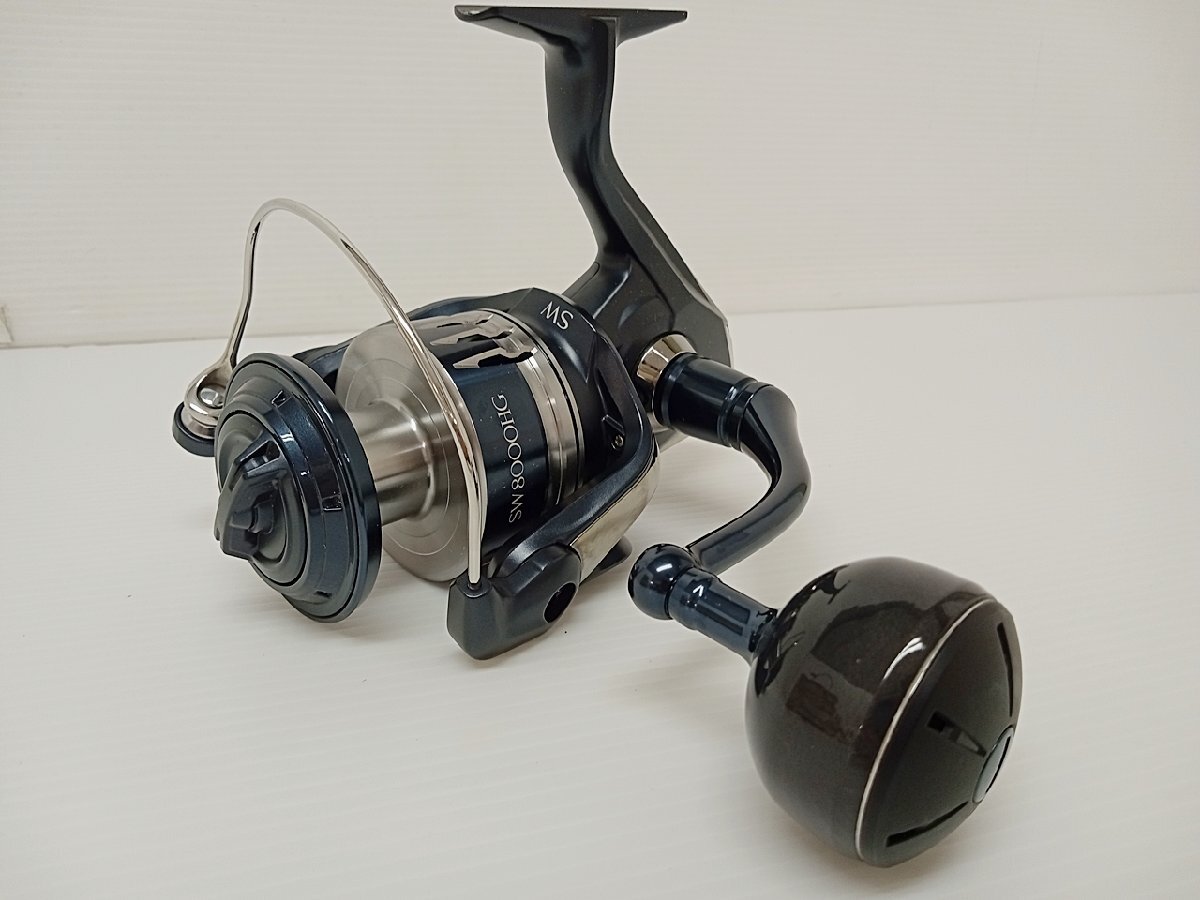 [11B-64-071-1] 釣り用品 リール SHIMANO シマノ 20 ストラディック SW 8000HG 本体のみ キズ有 中古_画像2