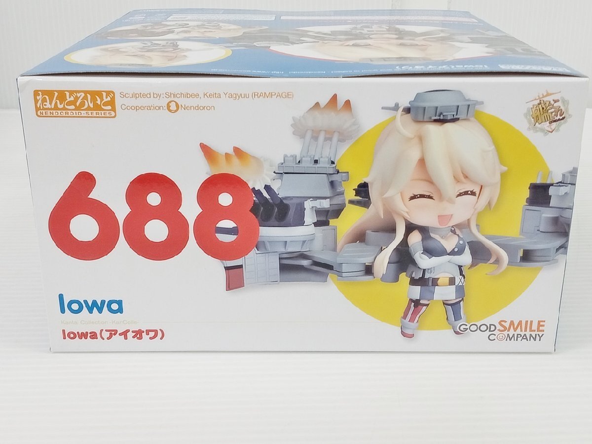 [5A-64-022-1] グッドスマイルカンパニー ねんどろいど 688 艦隊これくしょん ‐艦これ‐ Iowa フィギュア 未開封品_画像4