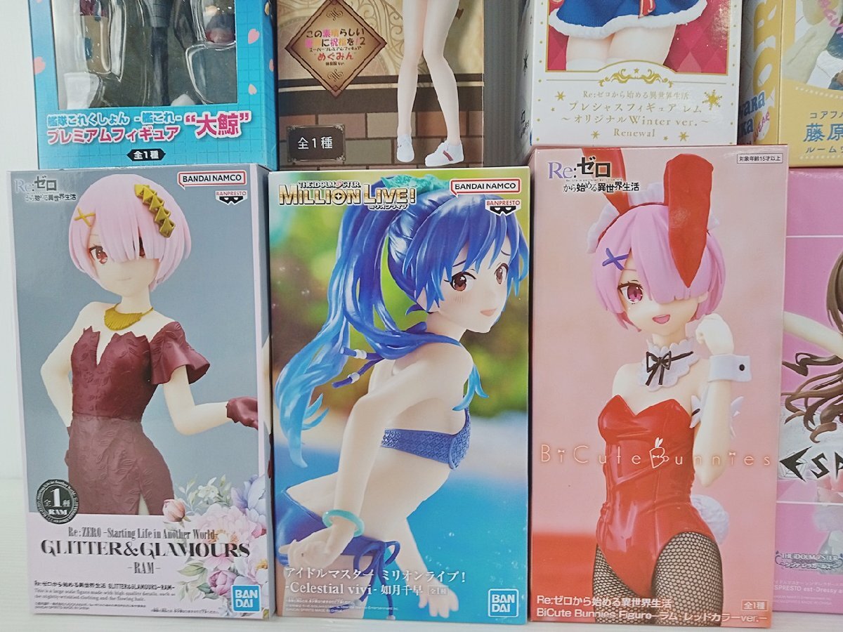 [BF-2-3] ぼっち・ざ・ろっく アイドルマスター Re:ゼロ プライズ プライズフィギュア まとめ売り 未開封 レム/オグリキャップ/如月千早_画像3