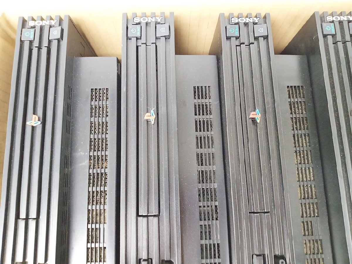 [HB-4-1] SONY ソニー PlayStation2 PS2 厚型 6台 本体のみ まとめ売り 動作未確認 ジャンク_画像2