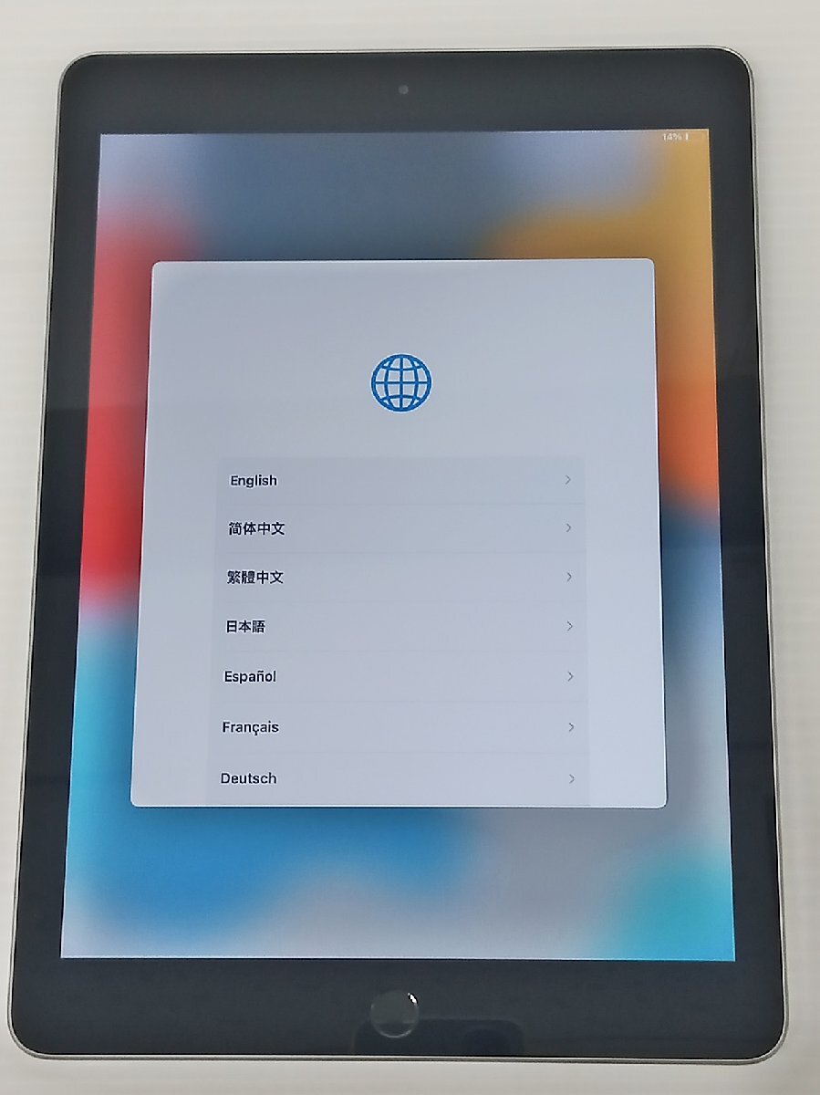 [B8A-64-012-1] Apple アップル iPad 第6世代 Wi-Fiモデル 32GB スペースグレイ FR7F2J/A A1893 整備済製品 初期化/動作確認済み 中古の画像5