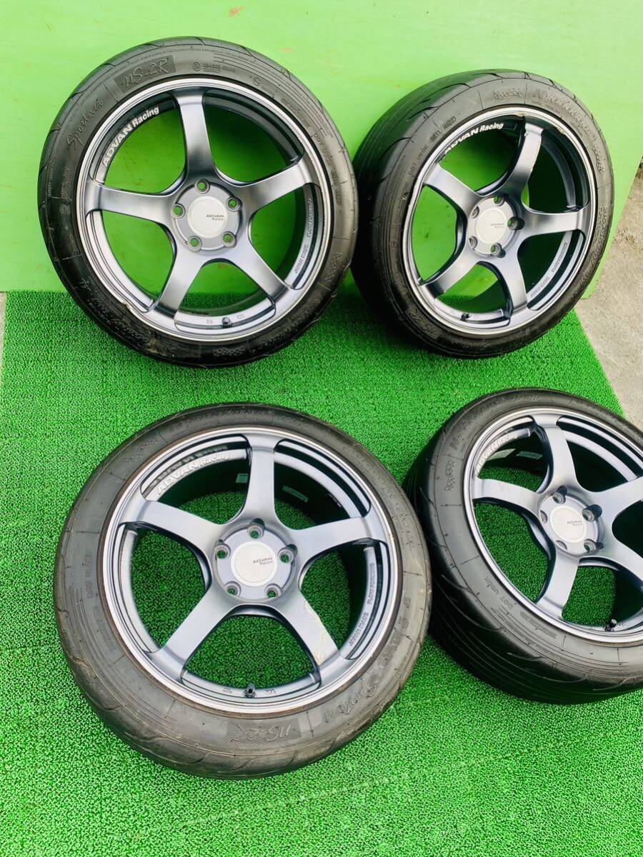 ADVAN Racing アドバンレーシング 17インチ 8j 45 PCD 114.3 5H 215/45R17 _画像2