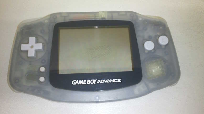 GBA Game Boy Advance body clear Junk electrification un- possible 