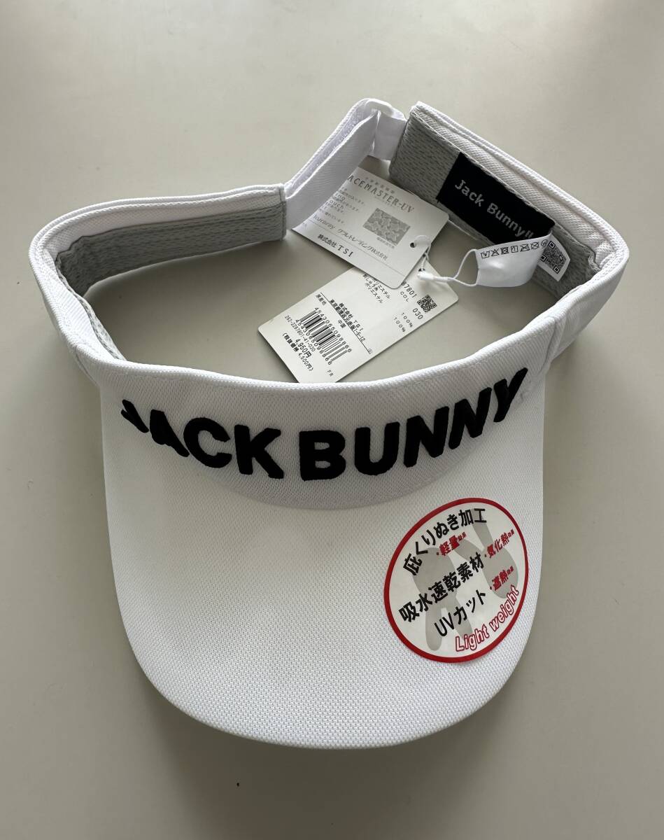 JACK BUNNY (ジャックバニー)　サンバイザー　新品未使用　サイズＦ_画像1