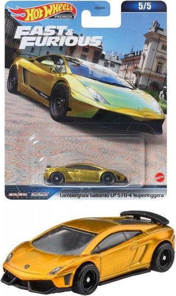 即決☆☆ランボルギーニ・ガヤルド LP 570-4 スーパーレッジェーラ GALLARDO ワイルド・スピード HMG52 プレミアムモデル HOT WHEELSの画像1