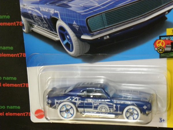 即決☆☆'67 CAMARO HW ART CARS 2024 ホットウィール Hot Wheelsの画像3