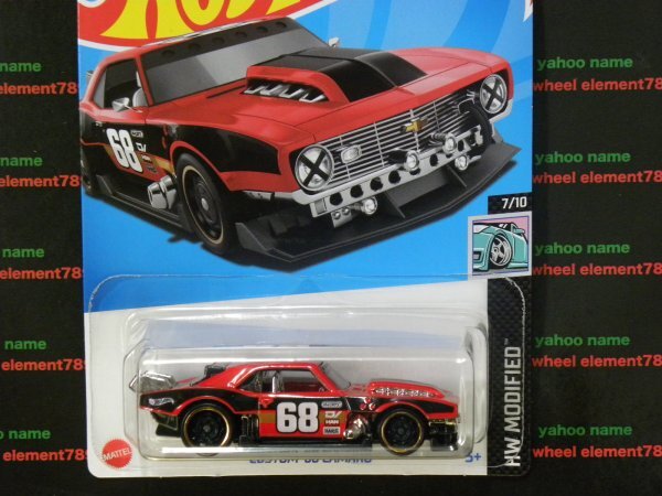 即決☆☆CUSTOM '68 CAMARO HW MODIFIED ホットウィール Hot Wheelsの画像1