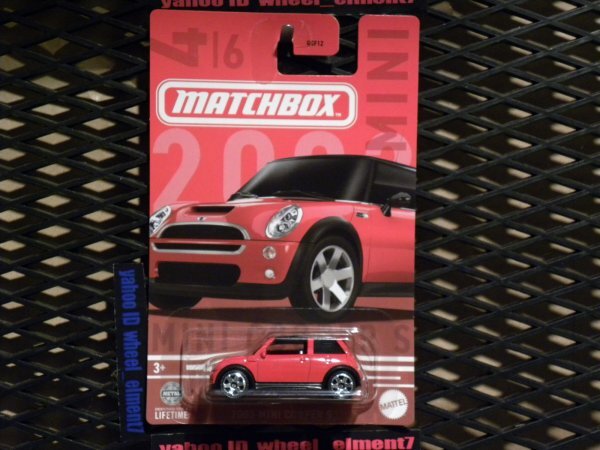 即決☆☆MB 2003 ミニ クーパー S 2003 MINI COOPER S RED MINI MATCHBOX マッチボックスの画像2