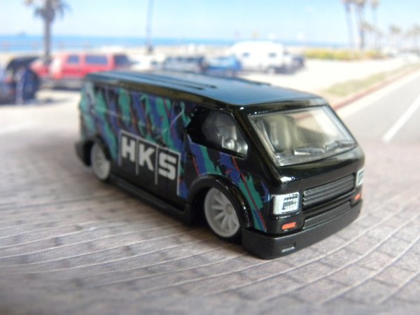 即決☆☆ルース MBK VAN HKS MBK バン プレミアムモデル HOT WHEELS の画像2