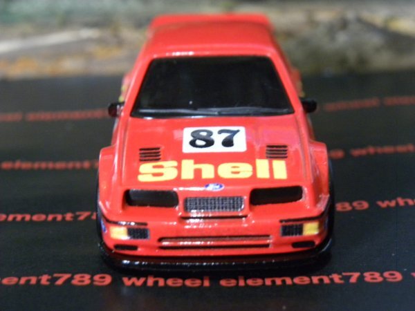 即決 ルース☆☆'87 FORD SIERRA COSWORTH SHELL フォード　シエラ コスワース　 プレミアモデル　HOT WHEELS ホットウィール_画像5