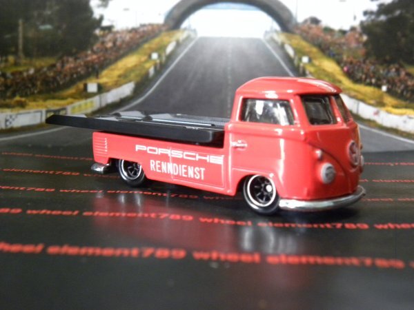 即決 ルース☆☆フォルクスワーゲン トランスポーター T1 ピックアップ VWTransporterT1Pickup プレミアモデル HOT WHEELS ホットウィールの画像6