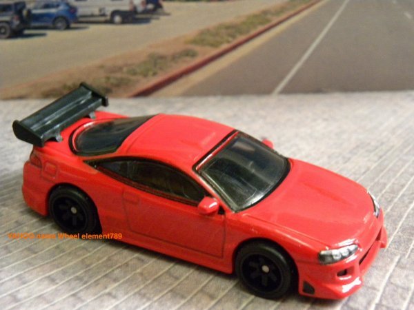 即決☆☆ルース '95 MITSUBISHI ECLIPSE エクリプス PREMIUM メタルシャーシ、リアルライダー ホットウィール Hot Wheels☆の画像5