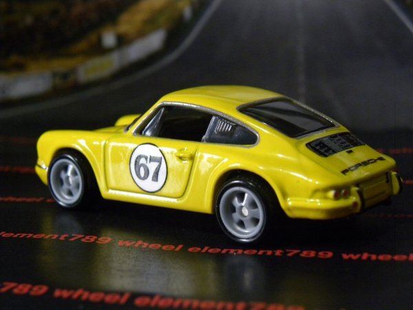 即決 ルース☆☆1967 ポルシェ 911 R 1967 Porsche 911 R プレミアモデル HOT WHEELS ホットウィールの画像7