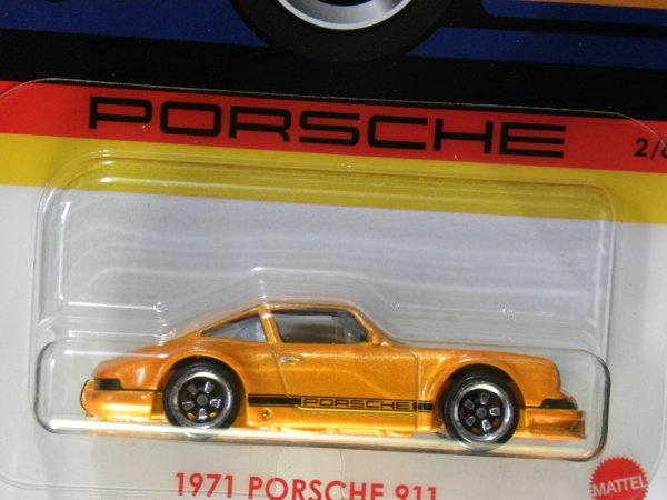 即決☆☆1971 PORSCHE 911 メタルベース ポルシェシリーズ ホットウィール Hot Wheels☆Nの画像3