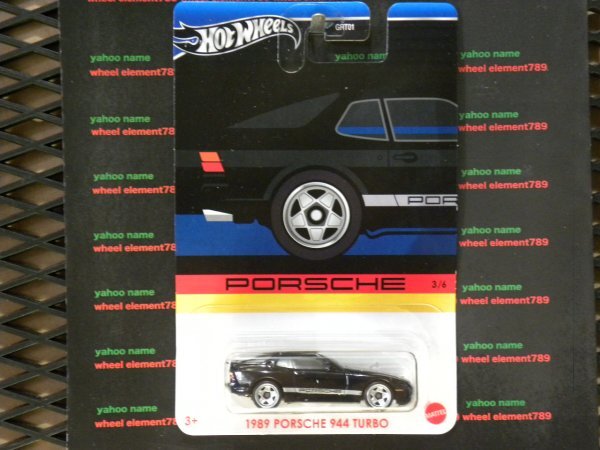 即決☆☆1989 PORSCHE 944 TURBO メタルベース ポルシェシリーズ ホットウィール Hot Wheelsの画像2