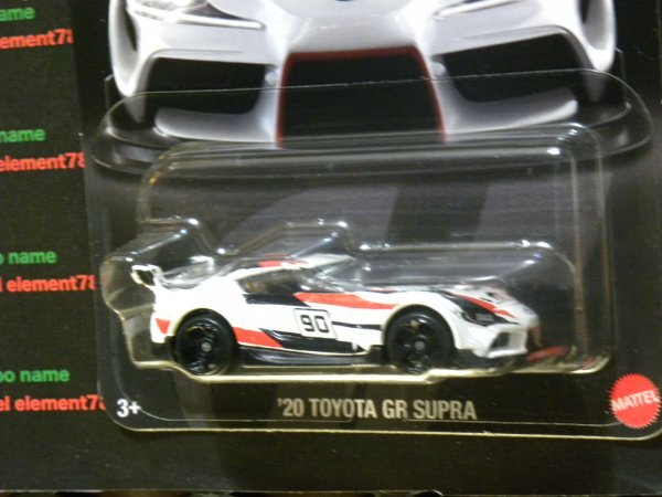 即決☆☆'20 TOYOTA GR SUPRA トヨタ　スープラ　グランツーリスモ GRAN TURISMO ホットウィール Hot Wheels_画像4