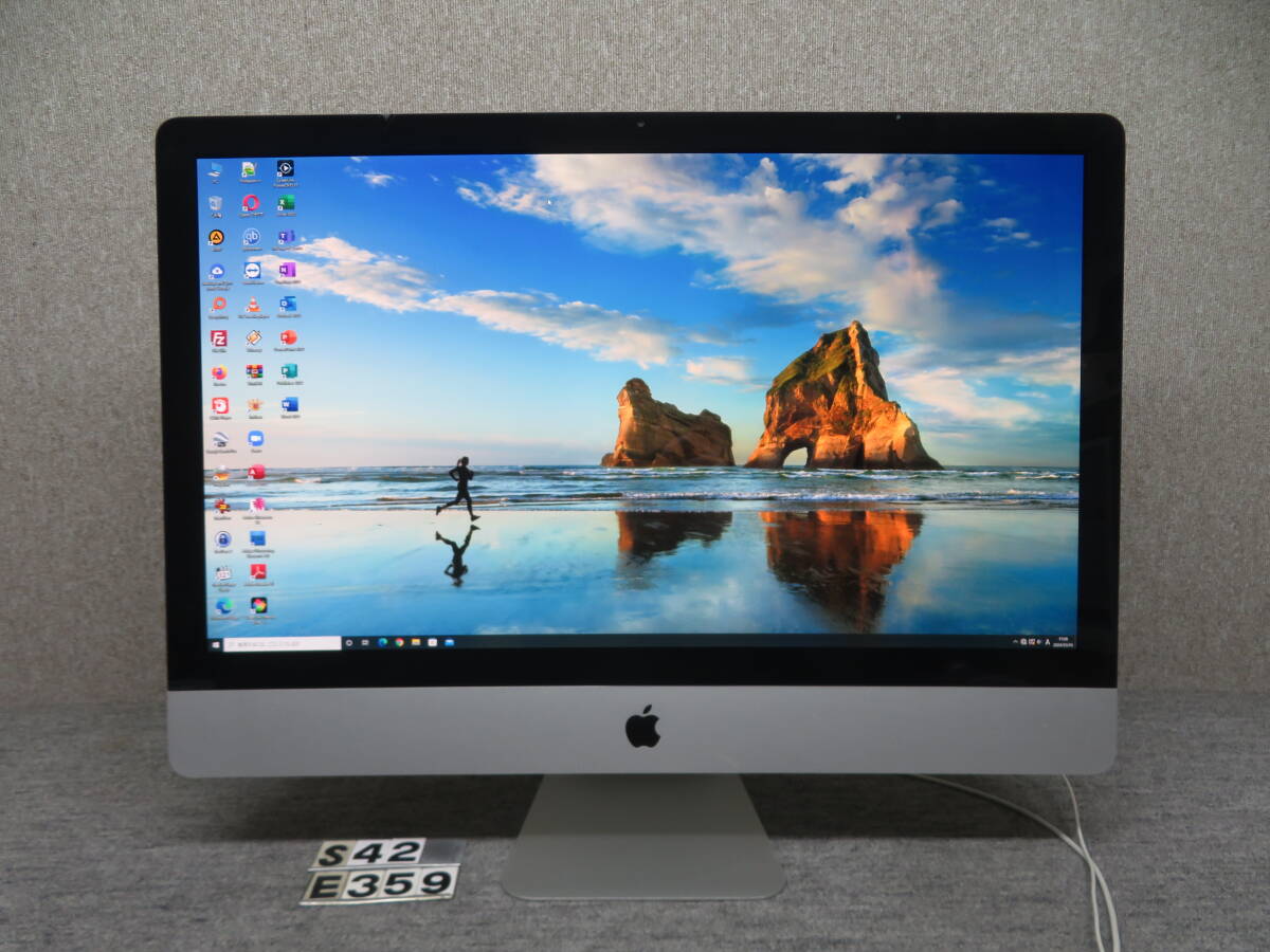 iMac A1312 究極PC ◆ CS6 ＆ Office付 ◆ 27型 ◆ PC1台で、ダブルmacOS & Windows10 ◆ 高性能 Core i5 / 16GB / 爆速SSD 512GB_PC1台で,ダブルmacOS & Win10が使用出来る