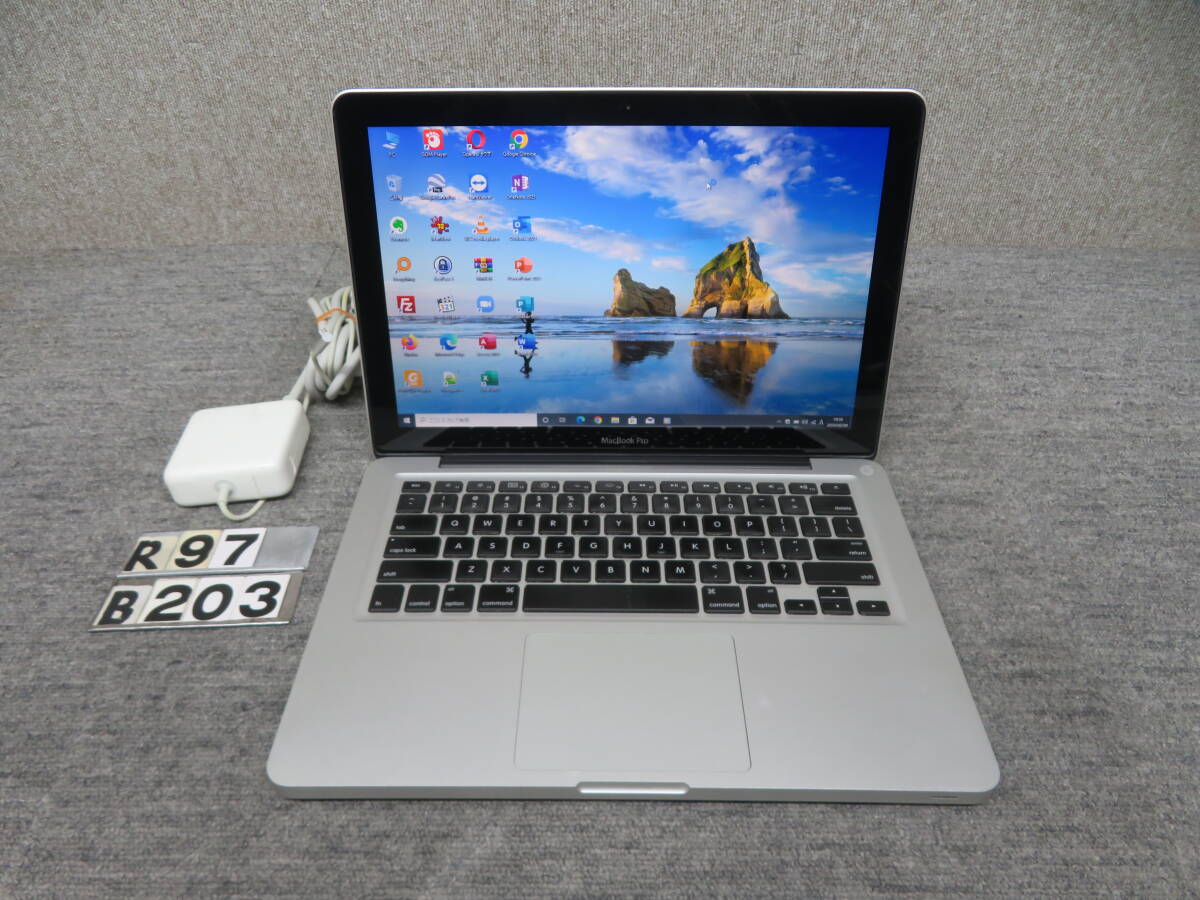 MacBook Pro A1278 究極PC ◆ CS6＆Office付◆PC1台で、ダブルmacOS & Windows10 ◆13.3型◆ 高速2.53GHz / 8GB / 高速起動SSD 512GBの画像2