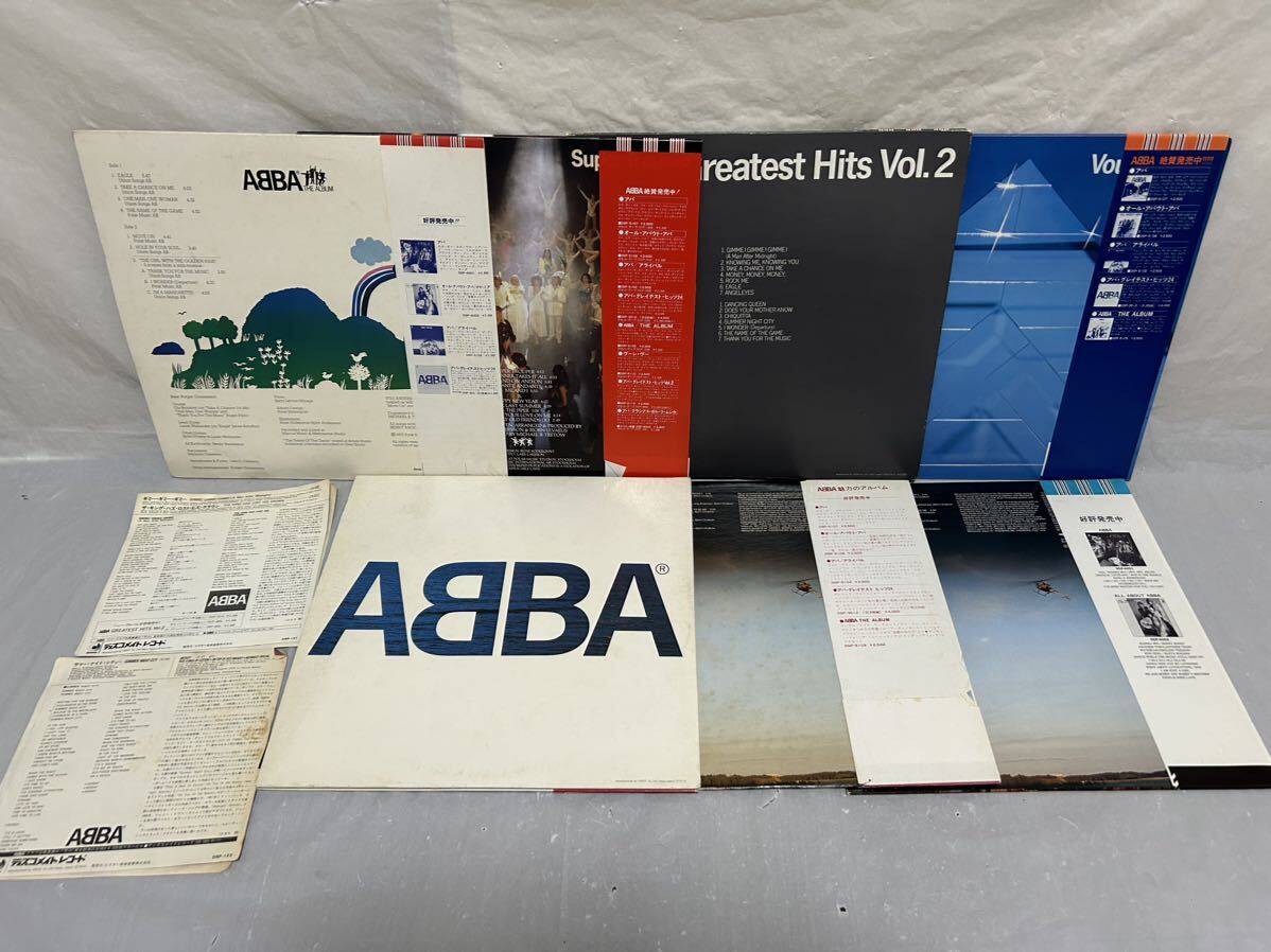 V078 LP レコード アバ ABBA 9枚まとめて EP盤含む/ヴーレ・ヴー/スーパー・トゥルーパー/THE ALBUM/アライバル/グレイテスト・ヒッツ24 他の画像2