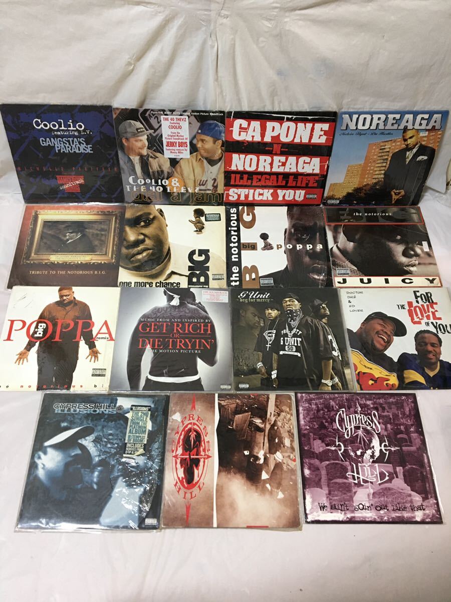 V387コレクター放出品 LP レコード HIPHOP ヒップホップ 135枚まとめ 2PAC/PUBLIC ENEMY/GANG STARR/de la soul/WU-TANG CLAN/Cypress Hillの画像3