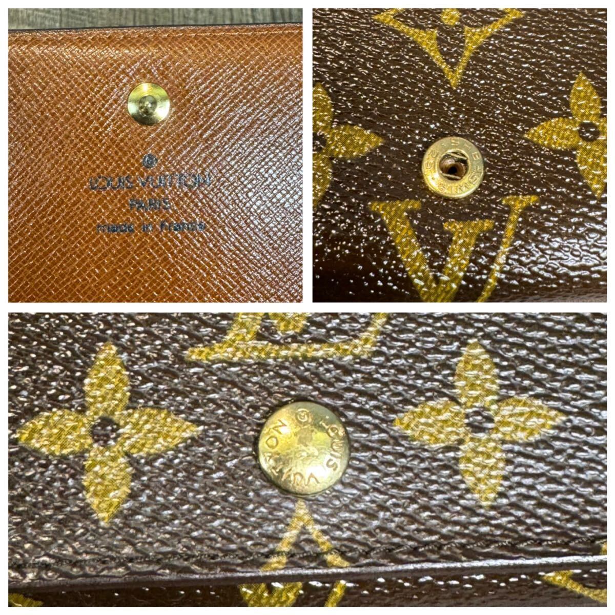 LOUIS VUITTON　モノグラムトレゾール　レディース　メンズ　折り財布　財布　型番：M61730_画像5