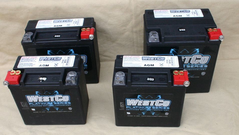 ハーレーバッテリー 65989-97C,D OEMバッテリー 生産2024年3月 黒 (WCP20L)の画像6