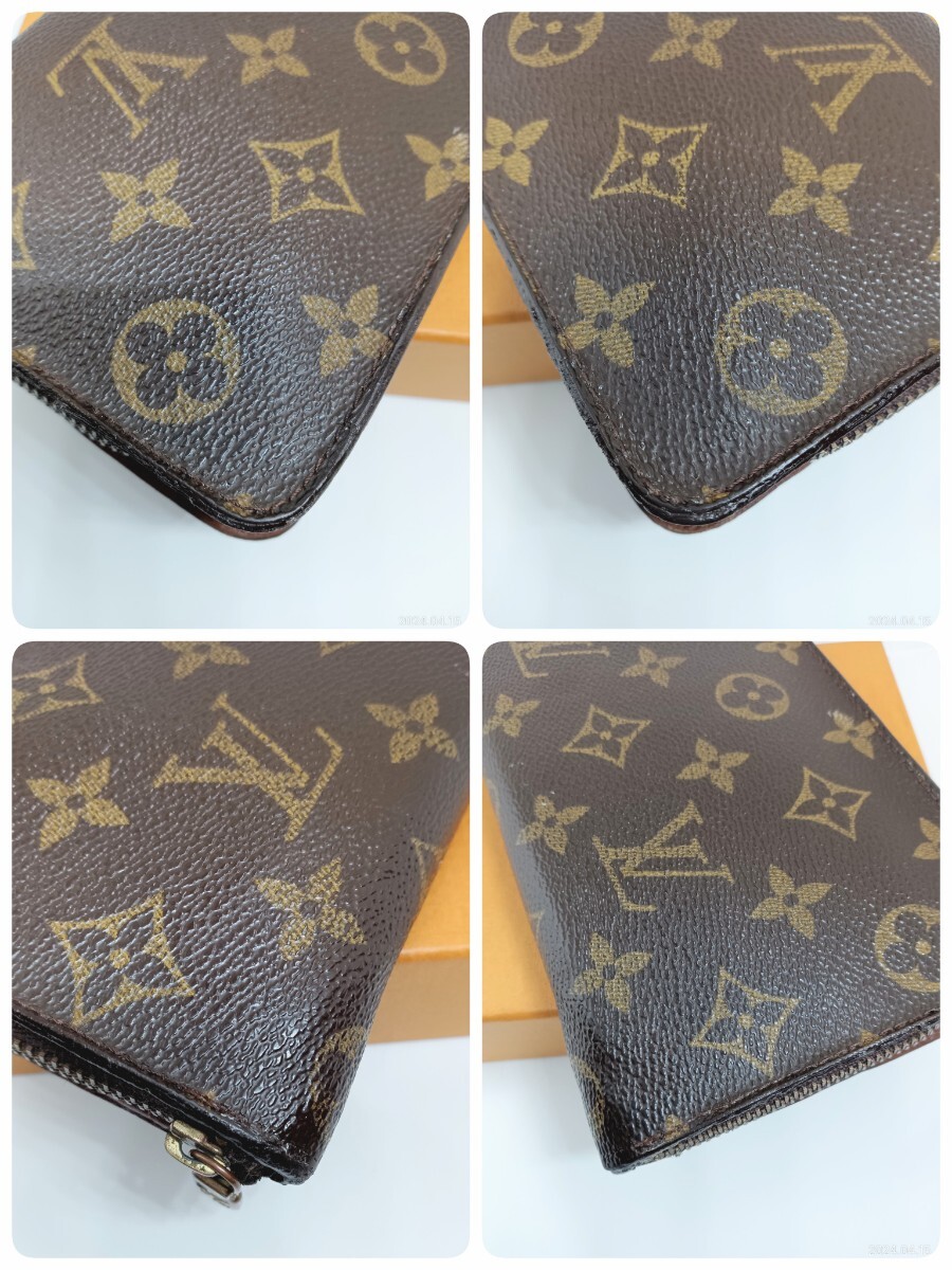 LOUIS VUITTON モノグラムポルトモネジップ ラウンドファスナー 長財布 ルイヴィトンM61727の画像4