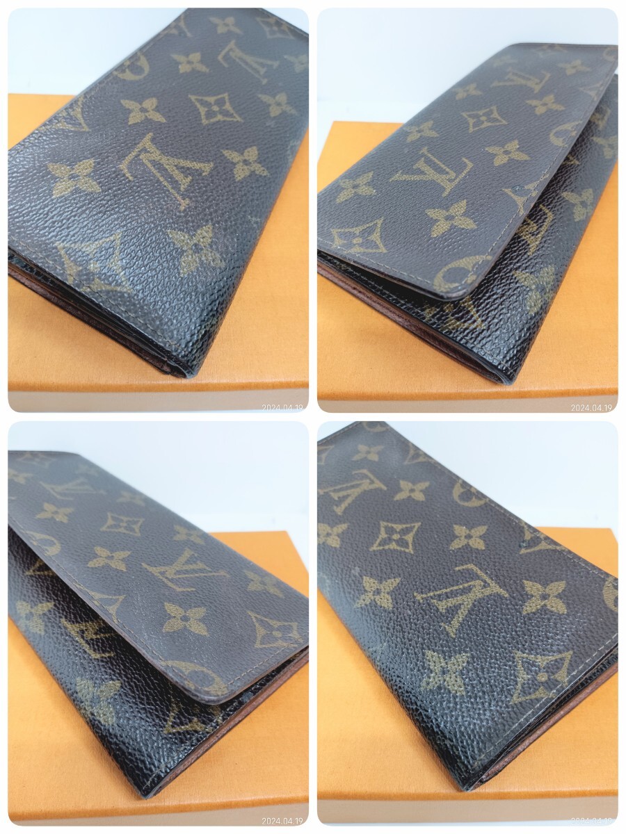 LOUIS VUITTON モノグラム札入れ 長財布 ルイヴィトン 二つ折り財布の画像4