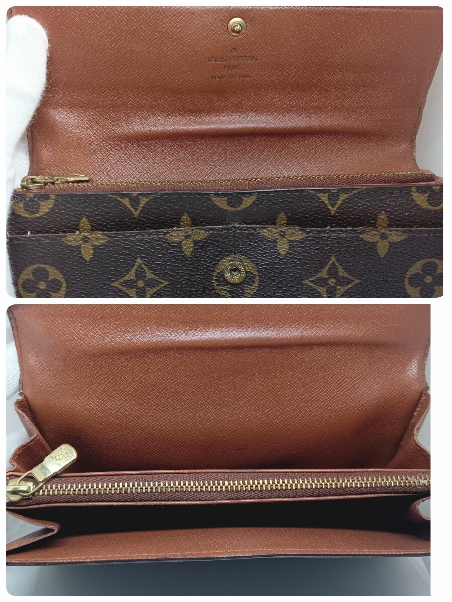 LOUIS VUITTON モノグラム 長財布 ポシェットポルトモネカルトクレディ ルイヴィトンM61726_画像6