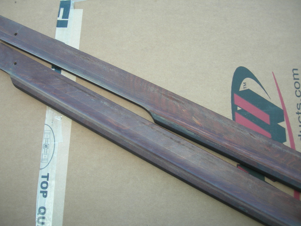 EMPI スタイル Rose Wood Inner Door Trim ウッドインナードアトリム 空冷VW ビートル Type-Ⅰワーゲンの画像4