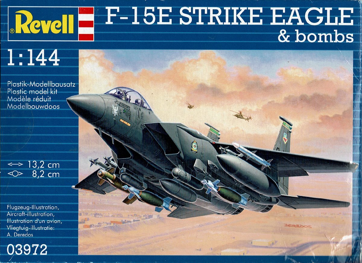 F-15E ストライクイーグル＆ボム 1/144 ドイツレベル_画像1