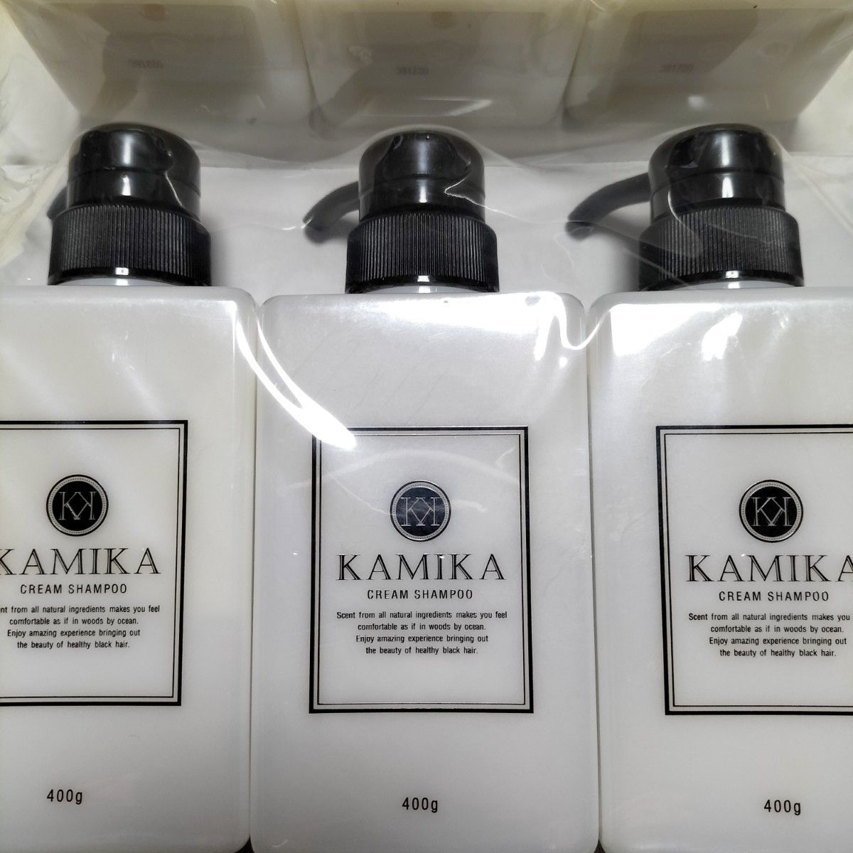 KAMIKA 　クリーム　シャンプー　3本　まとめ売り　セット　カミカ