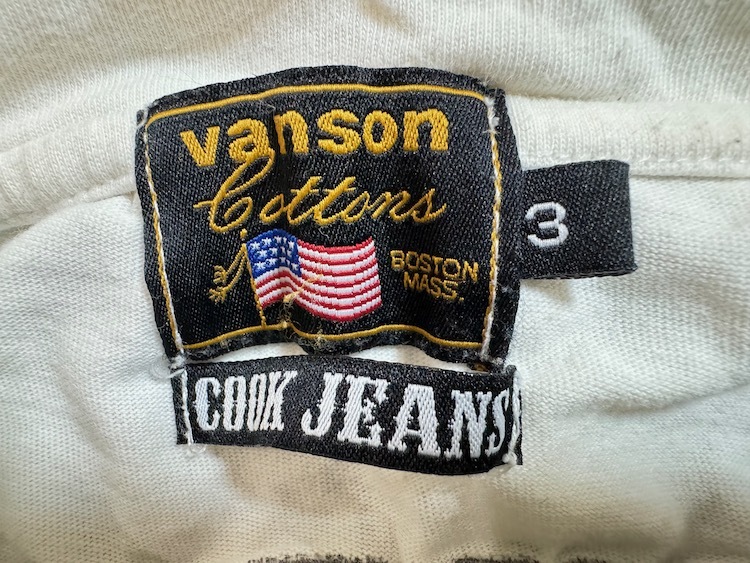 Vanson x COOK JEANNS バンソソン半袖ポロシャツ サイズ3の画像5