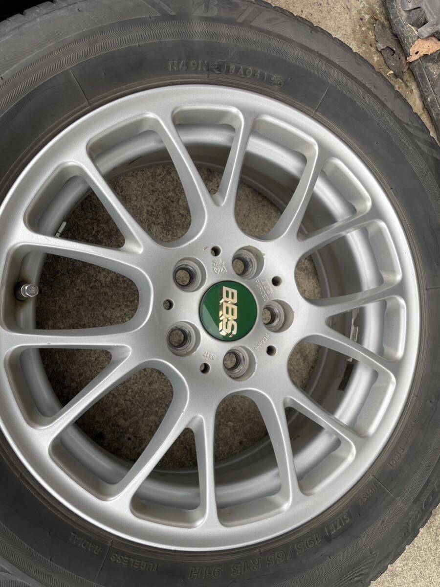 鍛造 希少！BBS RE5000 FORGED 15インチ 6J 40 PCD100 5H ハブリング付 プリウス等に　バリ溝195 65 15 軽量 即決送料無料！_画像5