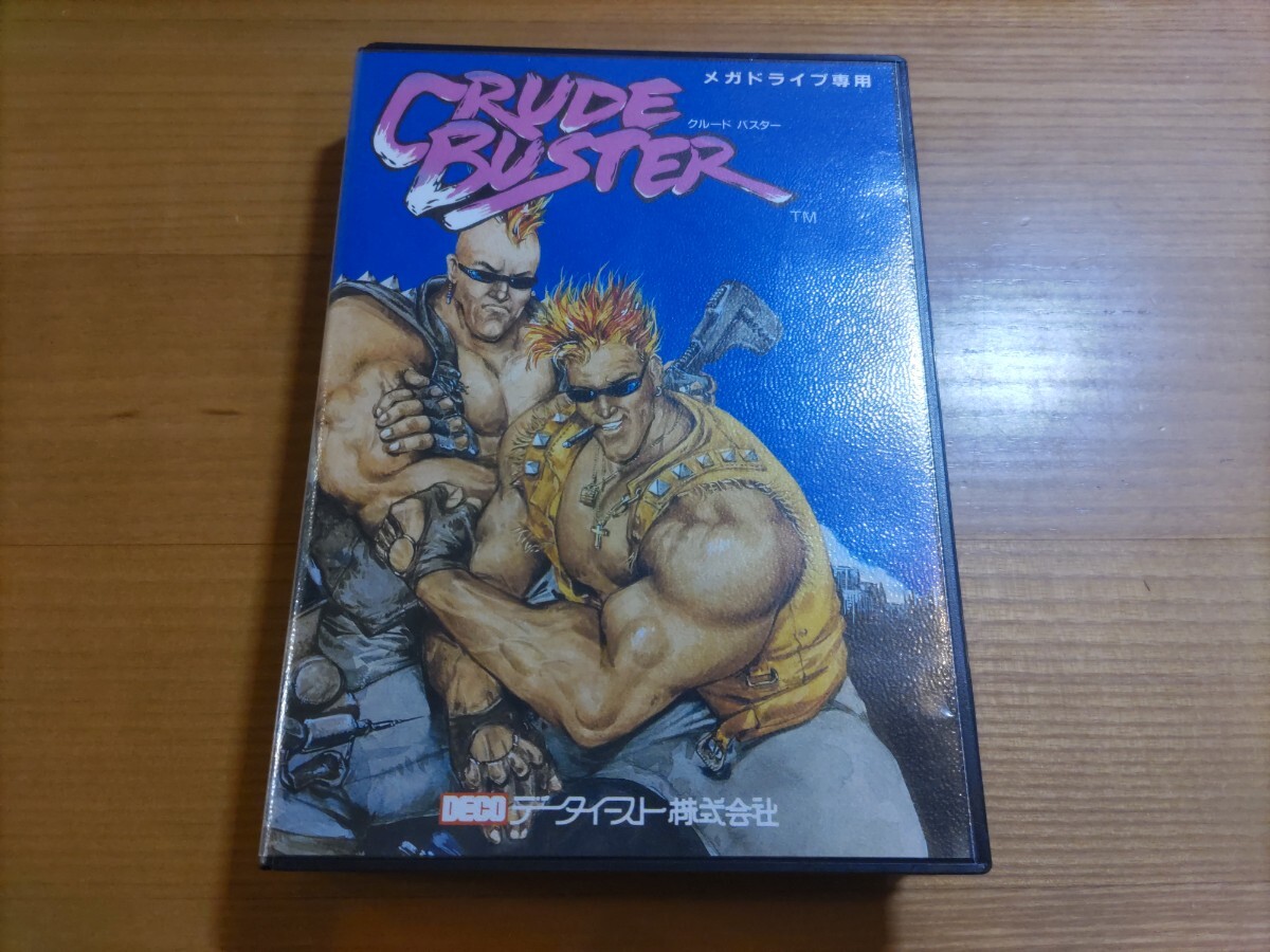 クルードバスター 箱説付き メガドライブ ソフト MD SEGA CRUDE BUSTER MEGADRIVE セガの画像1