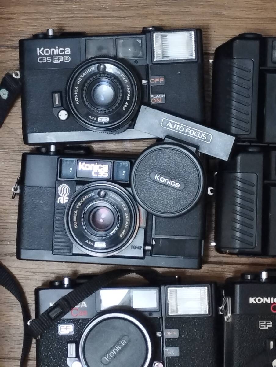 ● KONICA C35 EF CANON コンパクトカメラ 11台セットの画像2