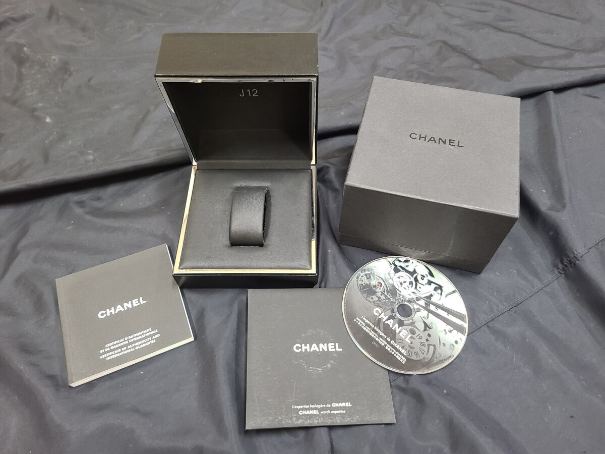■本物CHANEL時計用BOX&付属品一式■J12シャネル箱ボックス.ケースその1の画像1