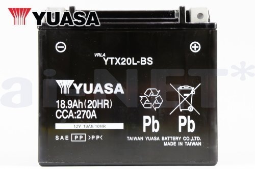 2年保証 送料無料 充電済 ユアサバッテリー YTX20L-BS HVT-1互換の画像3