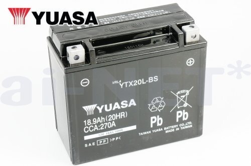 2年保証 送料無料 充電済 ユアサバッテリー YTX20L-BS HVT-1互換の画像2