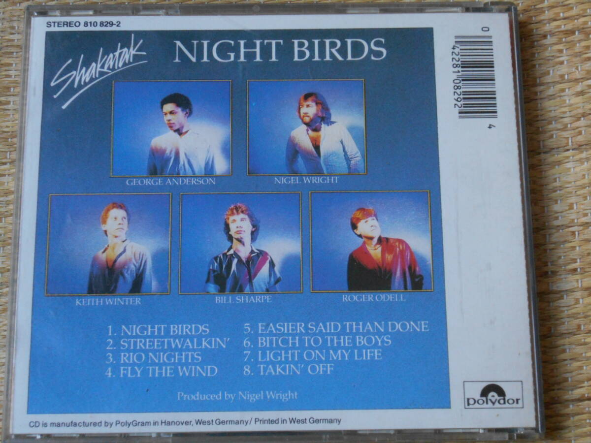 ◎CD Nightbirds / Shakatak シャカタクの画像3