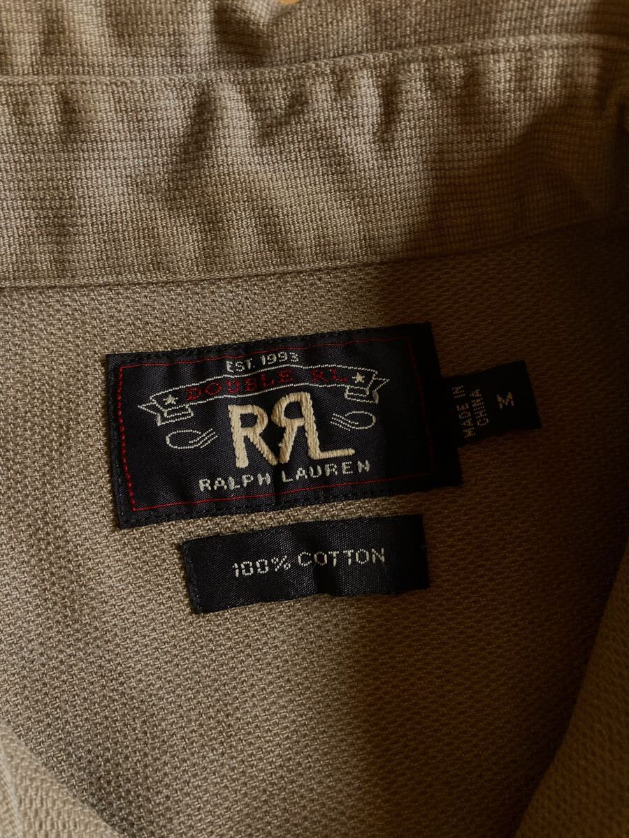 RRL ジャングルクロスウエスタンシャツ M ブラウン 全盛期の逸品 ラルフローレン（ ビンテージジャケットの画像4