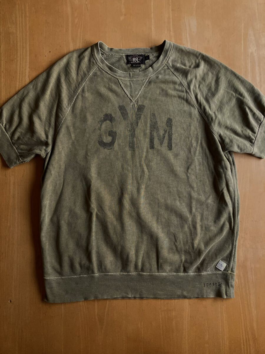 RRL 半袖スウェット Yahoo!オークション - 傑作 RRL ステンシル半袖スウェットシャツ