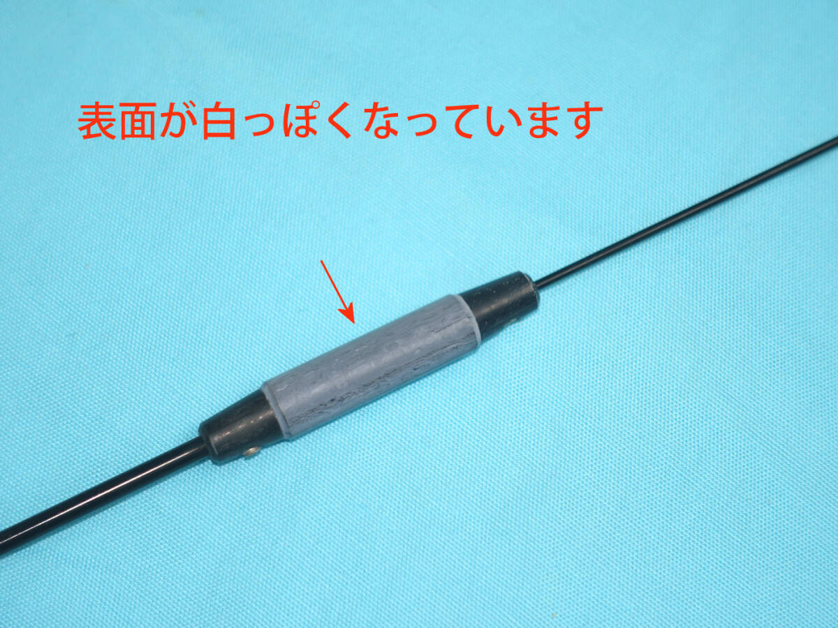 【即決】珍しいMJコネクター仕様のホイップアンテナ 144MHz／430MHz デュアルバンドの画像4