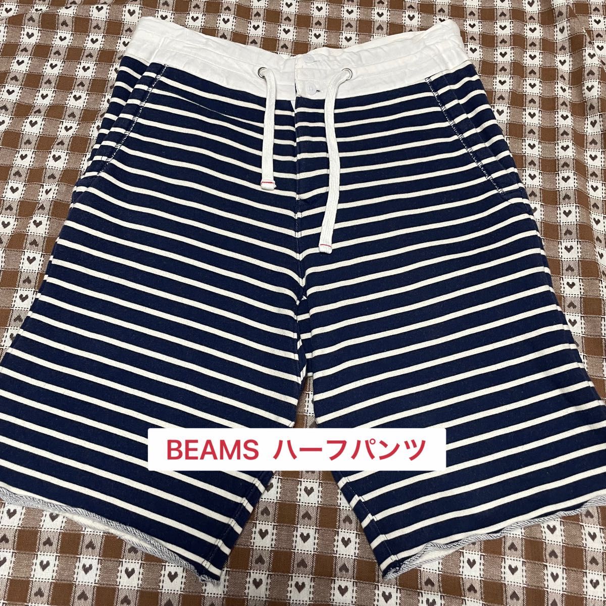 BEAMS    ハーフパンツ　ボーダー