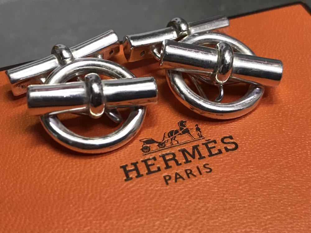  обычная цена 90,000 иен Hermes she-n Dunk ru запонки кафф links 