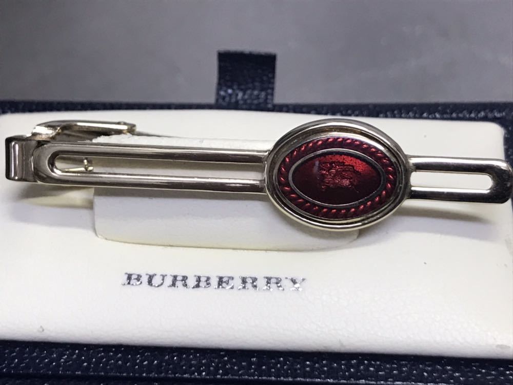 バーバリー burberry レッド ネクタイピン タイピン タイバー_画像2