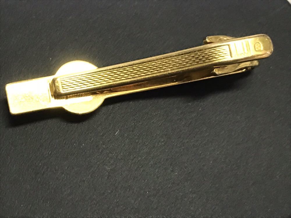  Dunhill lapis lazuli necktie pin tiepin Thai bar Gold 